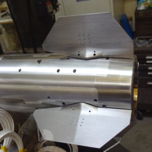wind tunnel in a room part of an aircraft